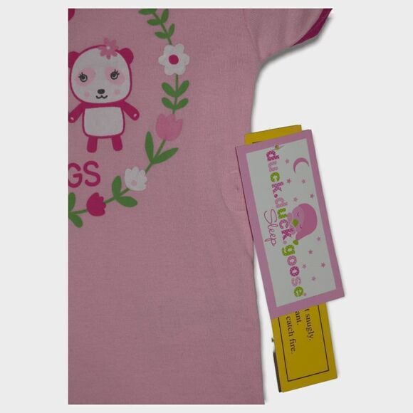 New Duck Duck Goose Cotton 4 Piece PJ Set Size 3T - Picture 6 of 7